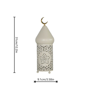 Lễ kỷ niệm Trung Đông của các hoạt động EID al-fitr lễ hội ramadan rỗng trang trí đèn lồng kim loại - Product Image 5