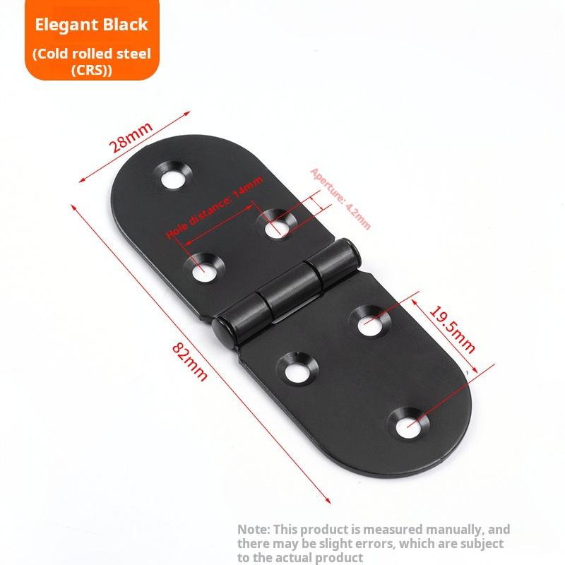 บานพับบานพับ-สีดำด้าน (เหล็กแผ่นรีดเย็น)