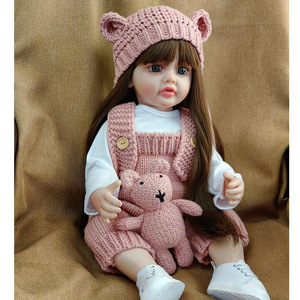 Muñeca Reborn Suesue de 24 Pulgadas Luckykoo, Cuerpo de Tela y Silicona de Plástico de Gran Tamaño, Apariencia Real de Bebé Recién Nacido - Product Image 1