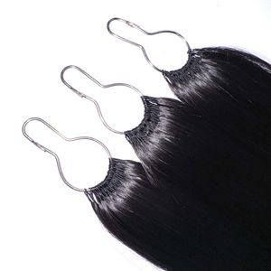 Extensions de cheveux ondulés en crochet de haute qualité, cheveux humains, double trame, couleur naturelle, 100% cheveux vietnamiens, tissage, 100g - Product Image 5