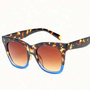 Gafas de Sol Cuadradas Vintage de Moda para Hombre y Mujer, Lentes Degradadas, Gafas de Sol de Ojo de Gato Extra Grandes - Product Image 5