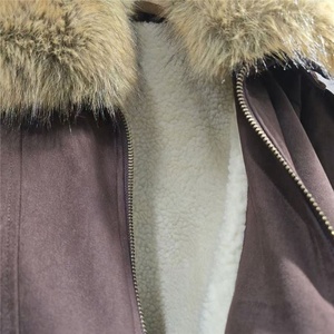 Veste en coton de style classique américain, marron Maillard, pour <span class=keywords><strong>moto</strong></span>, veste matelassée pour <span class=keywords><strong>femme</strong></span>, hiver 2026, veste matelassée en coton - Product Image 4