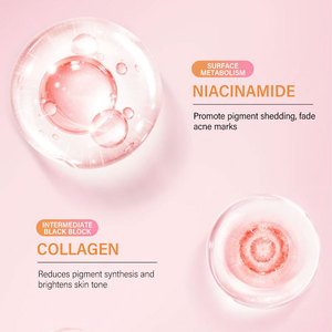 Máscara Facial Rosa Hidratante e Clareadora com Colágeno PDRN de DNA de Salmão, Fornecimento Exclusivo Transfronteiriço, para Todos os Tipos de Pele - Product Image 2