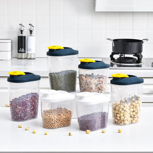 1000/1500ML récipient de stockage des aliments en plastique cuisine réfrigérateur boîte à nouilles réservoir de stockage multigrains boîtes scellées transparentes - Product Image 6