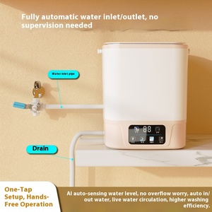 Mini <span class=keywords><strong>Lavatrice</strong></span> da 10L con Schermo Touch, Pulizia Rapida, Grande Capacità, Igenica e Delicata sui Colori, Facile da Usare - Product Image 6