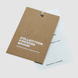 Etiquetas para Ropa con Envío Inmediato, Impresión UV, Grabado en Relieve, Logotipo Personalizado, Entrega Rápida, Etiquetas de Papel para Calzado - Product Image 5