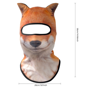 Pasamontañas Deportivo 3D con Diseño de Animales, Transpirable, Anti-UV, para Ciclismo y Motociclismo, Verano e Invierno, Venta al Por Mayor de Fábrica - Product Image 4