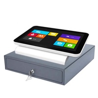 Terminal de point de vente Simple et économique de 12.1 pouces, machine de point de vente tactile basée sur Android