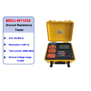 เครื่องทดสอบความต้านทานดินแบบดิจิตอลความแม่นยำสูง MEDJ-WY1030 ช่วงการวัด 0.000-3000 โอห์ม แรงดันไฟฟ้ากระแสสลับ 0.0-100V ระยะการทดสอบ 1ม.-100ม. - Product Image 3