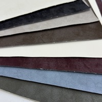 Tissu en cuir synthétique 58% PU 42% polyester, épaisseur 0,74 mm, largeur 138-140 cm, tissu en similicuir enduit PU