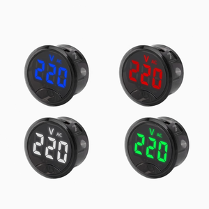 เครื่องวัดแรงดันไฟฟ้าไฟฟ้ากระแสสลับ AC 50-265V LED เครื่องมือ2สายสีแดงเขียวน้ำเงินขาว110V 220V DIY - Product Image 1