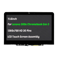 Écran tactile LCD de remplacement 11,6 pouces HD pour Lenovo Chromebook 300e Gen 3 82J9 82JA