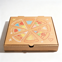 Unbedruckte Pizzakartons Fettdichter DIY-Malerei-Karton für Partys Individuelles Logo Großhandel