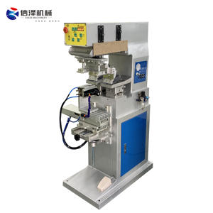 Sistema de cilindro servo de alta calidad, 2 cabezales de impresión, máquina de impresión de almohadilla de 2 colores para bolígrafos, impresora de tampones de juguetes de plástico - Product Image 2