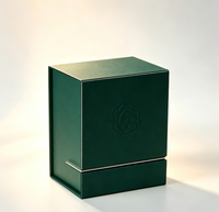 Boîte cadeau rigide de luxe avec logo personnalisé en relief, fermeture magnétique, matériaux recyclés, papier mat de qualité supérieure, boîte à parfum, boîte à bijoux