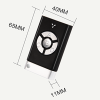 Télécommande de Clonage 433 MHz au Design Moderne pour Ouvre-Porte de Garage, Portail Électrique et Porte Roulante