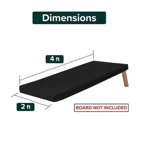 Lot de 2 couvertures de planche à <span class=keywords><strong>cornhole</strong></span> de taille réglementaire pour protéger vos planches du soleil et de la pluie-Convient à la planche de taille réglementaire - Product Image 2