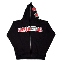 2026 OEM/ODM Sweat à capuche en coton pour homme, nouveau style, logo personnalisé, impression en relief, épais, entièrement zippé, coupe oversize
