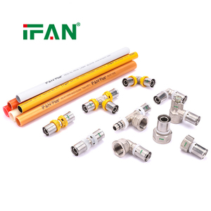Accesorios de Presión PEX para Sistema de Calefacción de Color Amarillo IFAN, Accesorios de Tubería PEX Tipo U TH, Accesorios de Presión PEX <span class=keywords><strong>Multicapa</strong></span> - Product Image 3