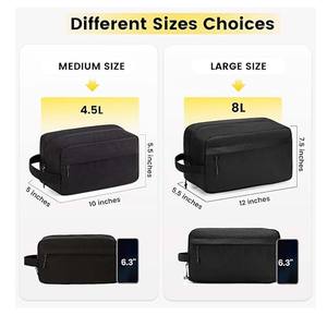 Sac de voyage cosmétique pratique et portable avec fermeture éclair et poignée pour organisateur de maquillage – Vente en gros fabricant - Product Image 2