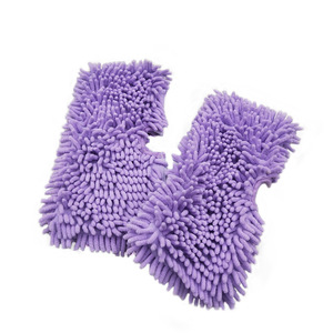 Chenille <b>Mop</b> Head Replacement Pad Purple Rectangular For Home Cleaning Steam <b>Mop</b> Accessories <b>Microfiber</b> Cloth Cover - Product Image 1