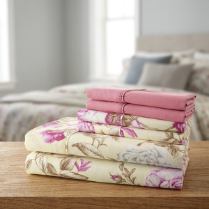Parure de draps ajustés 4 pièces Bella Rosa à imprimé floral, 100 % microfibre, anti-bactérienne, de luxe, pour la maison – Fournisseur d'usine indien - Product Image 3