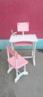 JOHOOFURNITURE India Bureau et chaise d'étude pour enfants réglables en hauteur, rose, luxe, multifonctionnels, Mesa Infantil