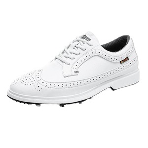 Zapatos de Golf HOKMAN para Hombre, de Cuero Genuino Blanco, con Suela de Goma y Entresuela de EVA, Estilo Deportivo de Primavera - Product Image 1