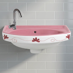 Choco Brown Ceramic <b>Wall</b> Hung Wash Basin Modern Bathroom Hand Wash Sink for Hotel Villa Commercial Projects - Product Image 4