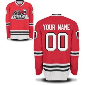 Cina di alta qualità di design personalizzato sublimata nazionale set squadra di hockey su ghiaccio jersey uniforme minimo basso - Product Image 1