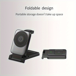 <span class=keywords><strong>Chargeur</strong></span> magnétique rapide sans fil 3 en 1 15W, station de recharge pour téléphone et montre, pour <span class=keywords><strong>iPhone</strong></span> 12 13 14 15 Pro Max 15W, <span class=keywords><strong>chargeur</strong></span> à <span class=keywords><strong>induction</strong></span> - Product Image 2