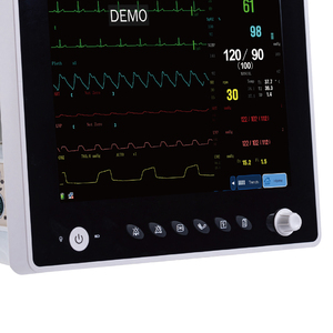 Sistema Multiparamétrico de IA para UCI, Monitor Médico Portátil Multiparamétrico, Precio, Monitor de Pacientes Multiparamétrico C007A-C, Máquina de Ultrasonido Veterinario - Product Image 2