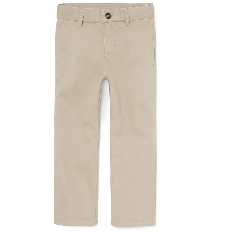Children school trousers spring casual cheap zipper hot sale school uniform khaki pants