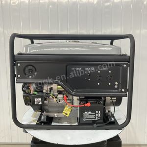 Groupe électrogène à cadre ouvert à double carburant <span class=keywords><strong>essence</strong></span>/gaz naturel refroidi par air de 6 kW 7,5 kVA 420 cc avec démarrage par lanceur - Product Image 2