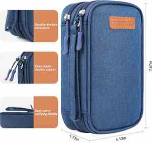 Customized Factory Double Layer Polyester Insulin <b>Cooler</b> TSA Approved Travel Case 2 Gel Packs Portable Medicine Organizer for - Product Image 2