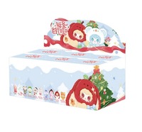 YY Authentique Série Yki Christmas Jingle Bells Figurine en Peluche Boîte Mystère Ornement Tendance Cadeau de Noël pour Filles
