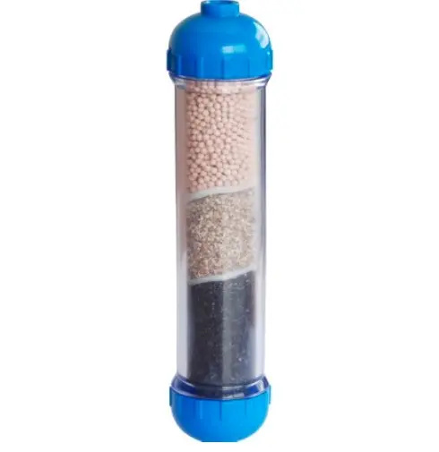 Cartucho de filtro de água alcalino t33, inline com filtro de carbono ativo
