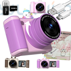 Yuniq 儚克儿童相机，带 CMOS 传感器、LED 补光灯、600mAh 电池、2.4 英寸屏幕、1080P 高清视频、MicroSD 兼容，适合幼儿使用 - Product Image 1