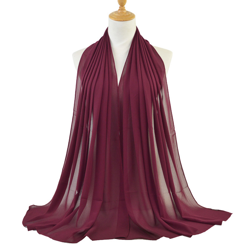 Scialle in Chiffon con pietra-#6