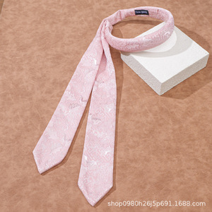 Bandeau jacquard style chinois « Tracing The Realm Of Fireflies » pour femme, accessoire élégant pour chignon en tissu ethnique - Product Image 4