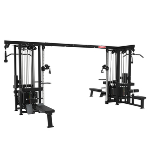 Máquina de Gimnasio Multifuncional Unisex de 8 Estaciones <span class=keywords><strong>con</strong></span> Función de Crossover, Plataforma Individual para Ejercicio - Product Image 1