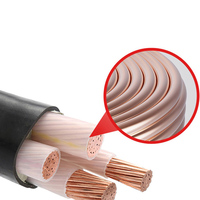 NYY-Kabel YJV XLPE-isoliertes Stromkabel 120 MM2 Kupferdraht 2 3 4 5-adriges Niederspannung kabel