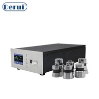 Transduser ultrasonik kustom profesional 17HKz sampai 200KHz Sensor getaran ultrasonik Piezo industri