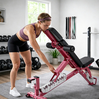 Bancs de musculation pliables Zoshine à trois positions réglables, multifonctionnels pour salle de sport commerciale, pour curls, sûrs, robustes et stables