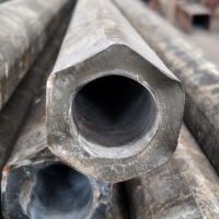 Tube hexagonal en acier ASTM A36 étiré à froid 0,787"x0,394"x0,098" pour manchon de serrure de porte/fenêtre
