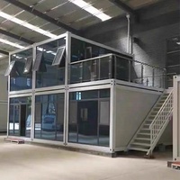 Maisons modulaires préfabriquées en conteneurs extensibles et détachables, kit de maison