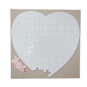 19cm trái tim thăng hoa hình trái tim Câu Đố khung ảnh với 75 miếng nhỏ cho ngày Valentine/quảng cáo/quà tặng tùy chỉnh - Product Image 2