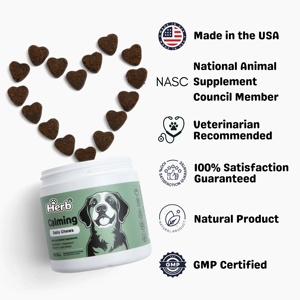 Friandises calmantes pour chiens et chats, marque privée OEM/ODM, saveur bacon, complément alimentaire, gommes molles favorisant le calme et la relaxation. - Product Image 4