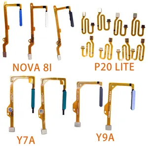 Pour <span class=keywords><strong>Huawei</strong></span> Nova 8i <span class=keywords><strong>P20</strong></span> <span class=keywords><strong>LITE</strong></span> Y7A Y9A – Câble flexible de bouton d'accueil, panneau de commande, clavier de menu, retour, pièces de téléphone portable, câble flexible marche/arrêt - Product Image 1