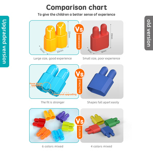 280pcs mẫu giáo giáo dục DIY Bộ lắp ráp gạch đồ chơi trẻ em - Product Image 5